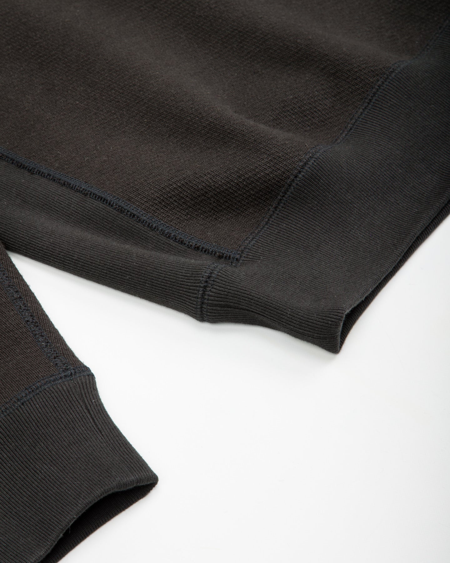 Wonder Looper Double Heavyweight French Terry Pullover Crewneck - Sumi Black - Standard & Strange