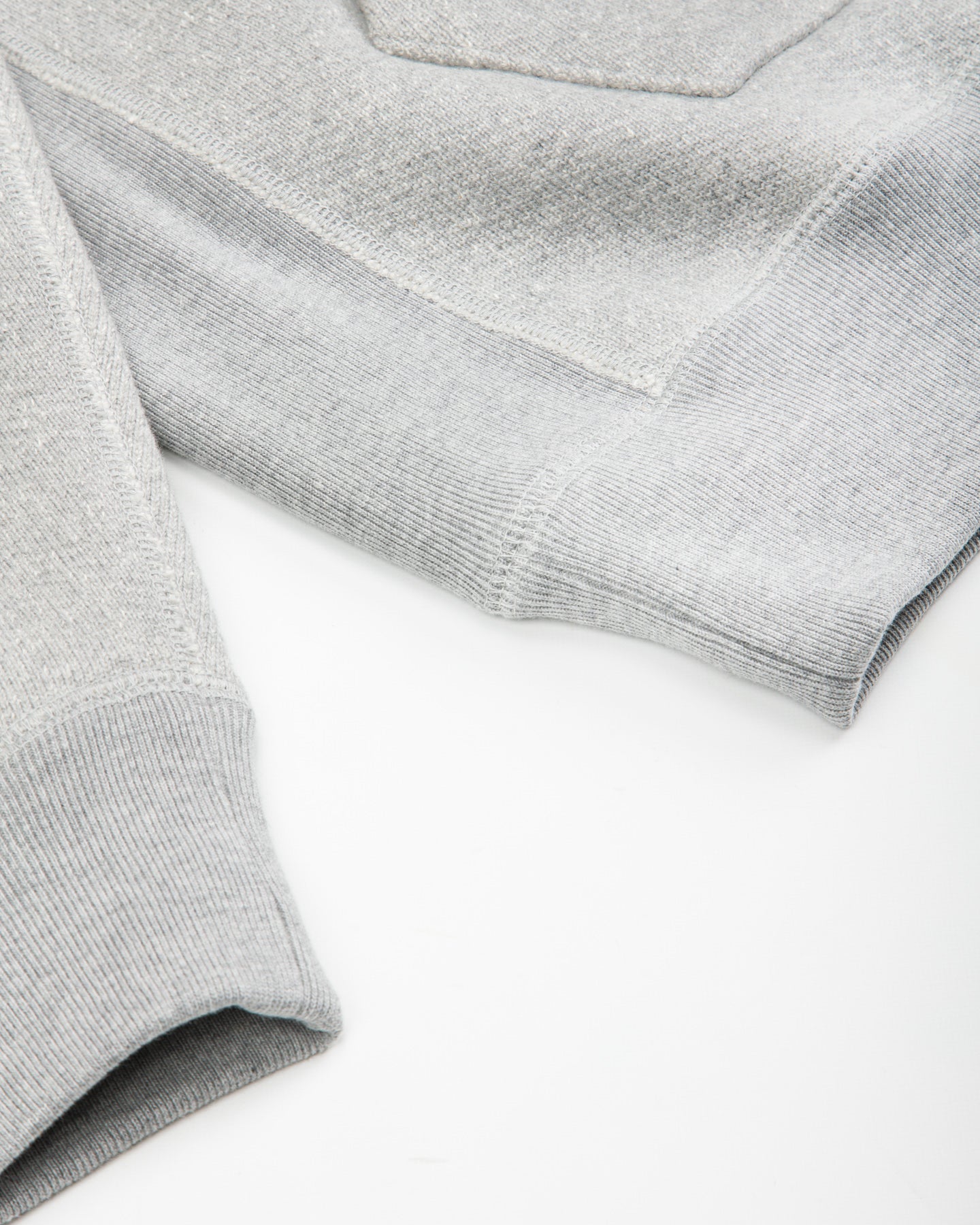 Wonder Looper Double Heavyweight French Terry Pullover Hoodie - Heather Grey - Standard & Strange
