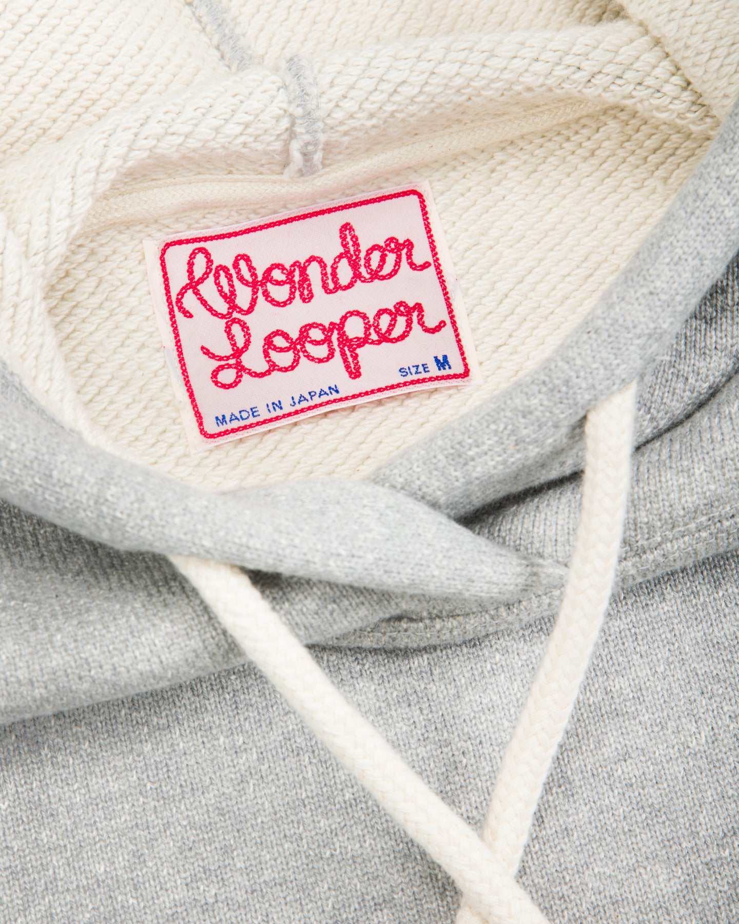 Wonder Looper Double Heavyweight French Terry Pullover Hoodie - Heather Grey - Standard & Strange