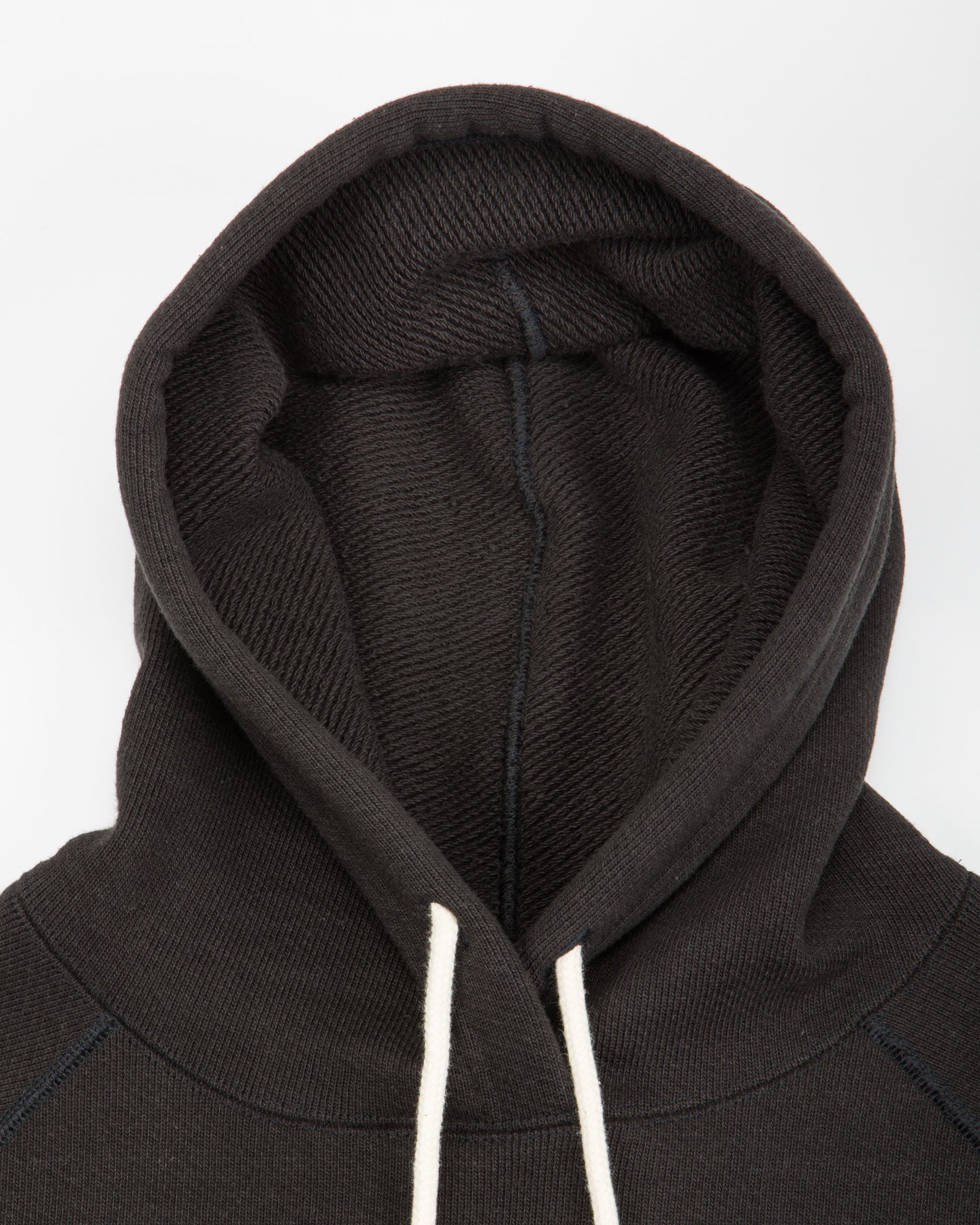 Wonder Looper Double Heavyweight French Terry Pullover Hoodie - Sumi Black - Standard & Strange