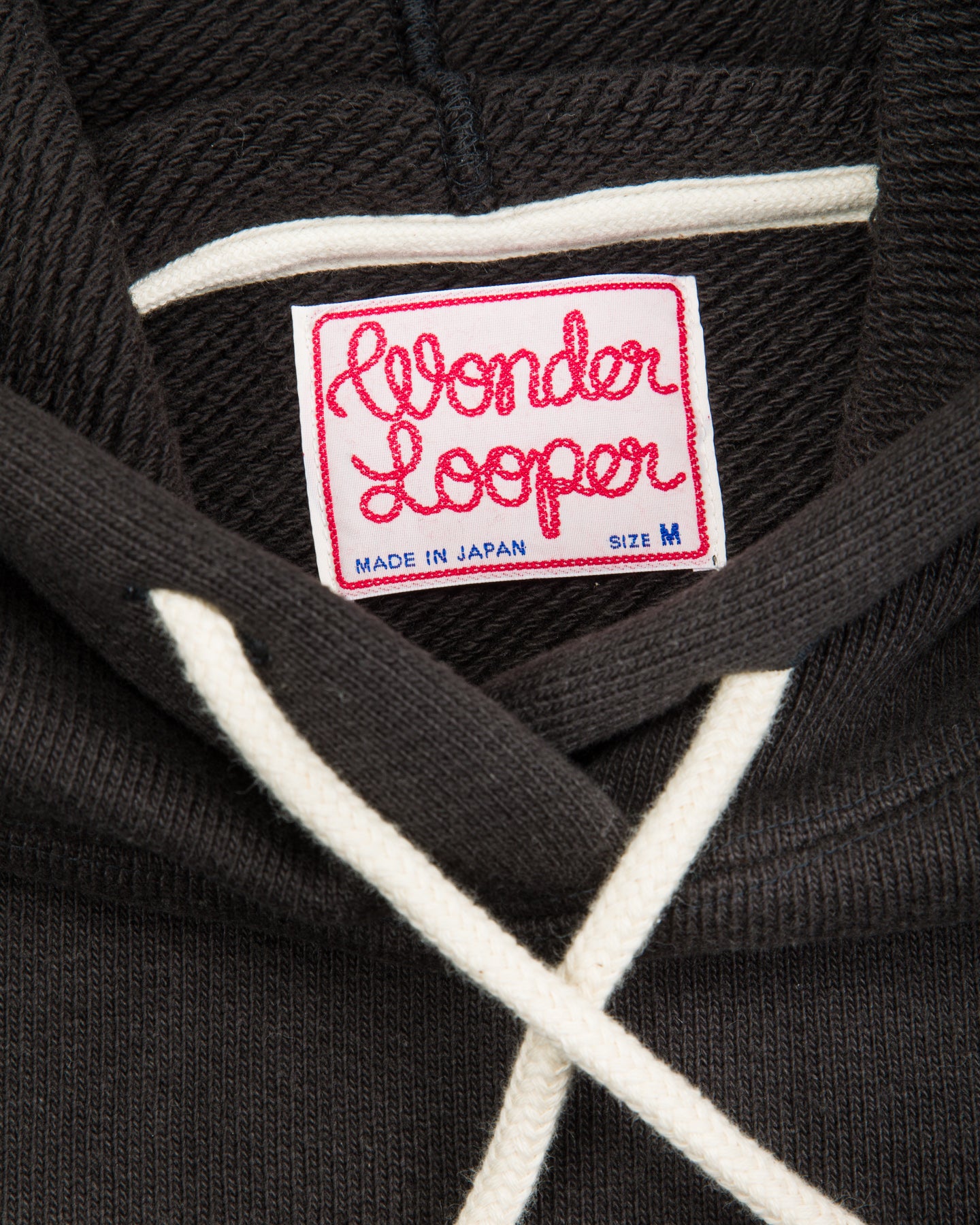 Wonder Looper Double Heavyweight French Terry Pullover Hoodie - Sumi Black - Standard & Strange
