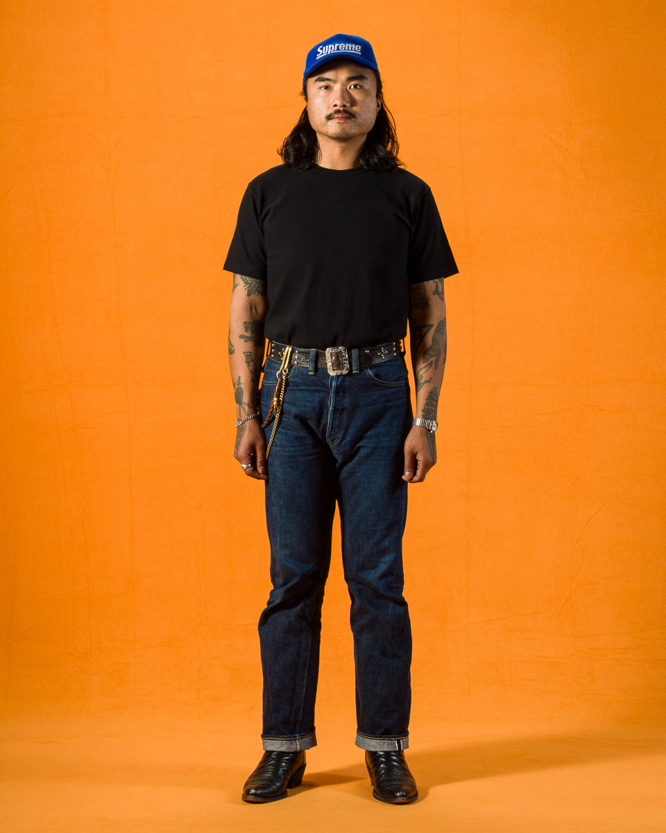 Wonder Looper ELS Recycled Cotton Slub T-Shirt - Black - Standard & Strange