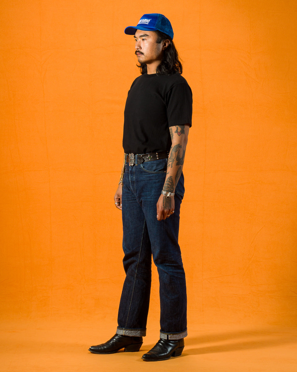 Wonder Looper ELS Recycled Cotton Slub T-Shirt - Black - Standard & Strange