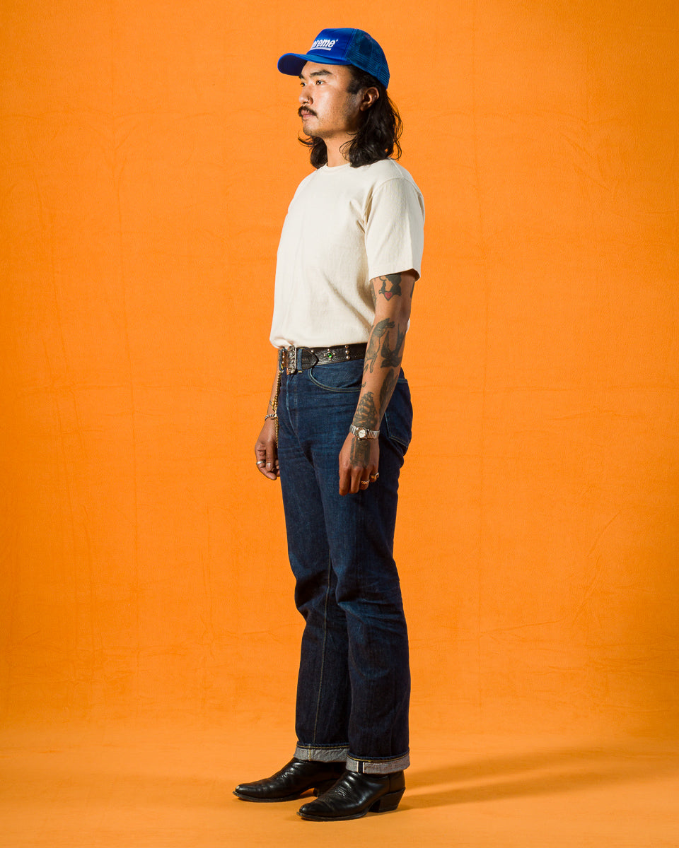 Wonder Looper ELS Recycled Cotton Slub T-Shirt - Ecru - Standard & Strange