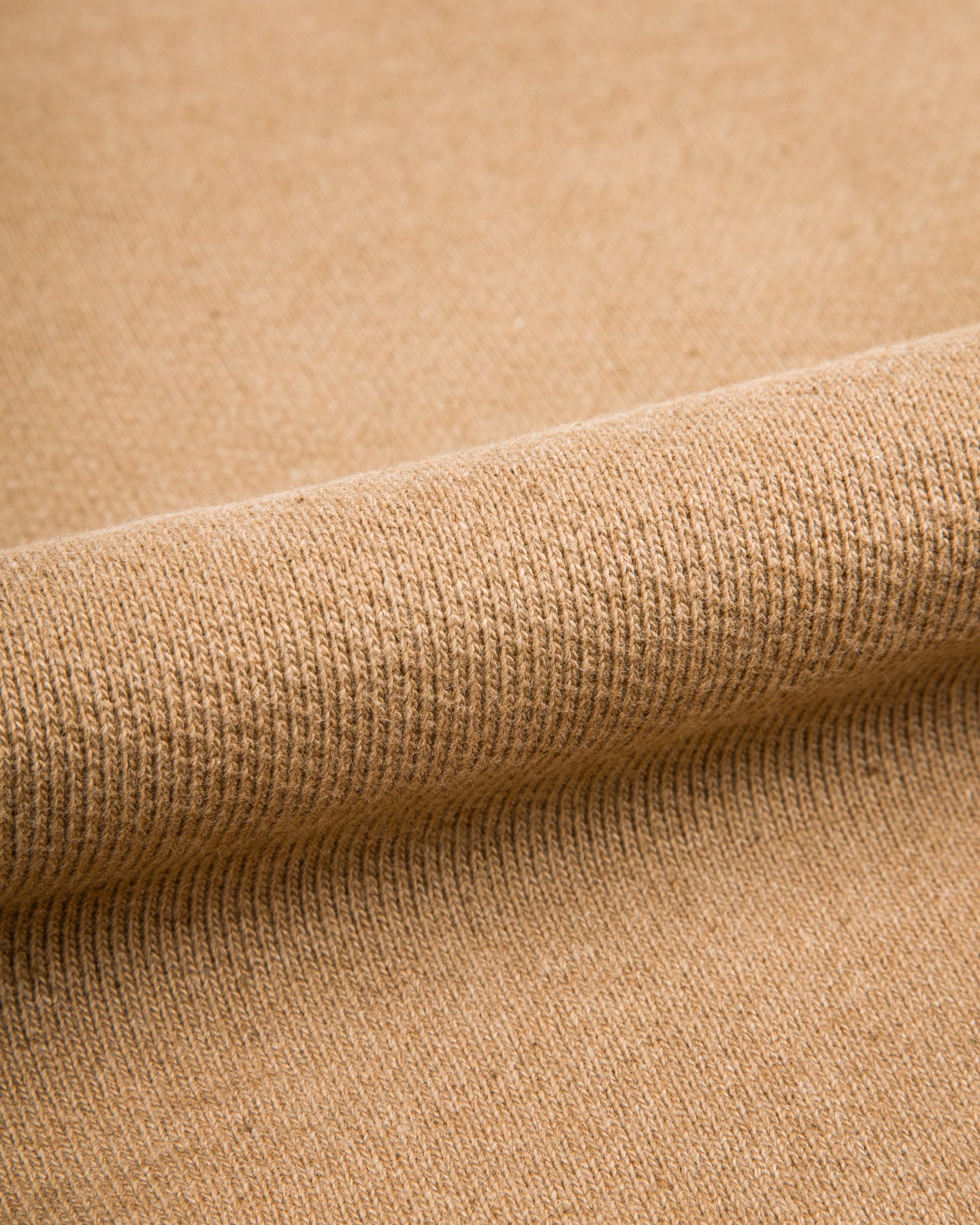 Wonder Looper Foxfibre® Double Heavyweight French Terry Pullover Crewneck - Iron Mordant Coyote 80 - Standard & Strange