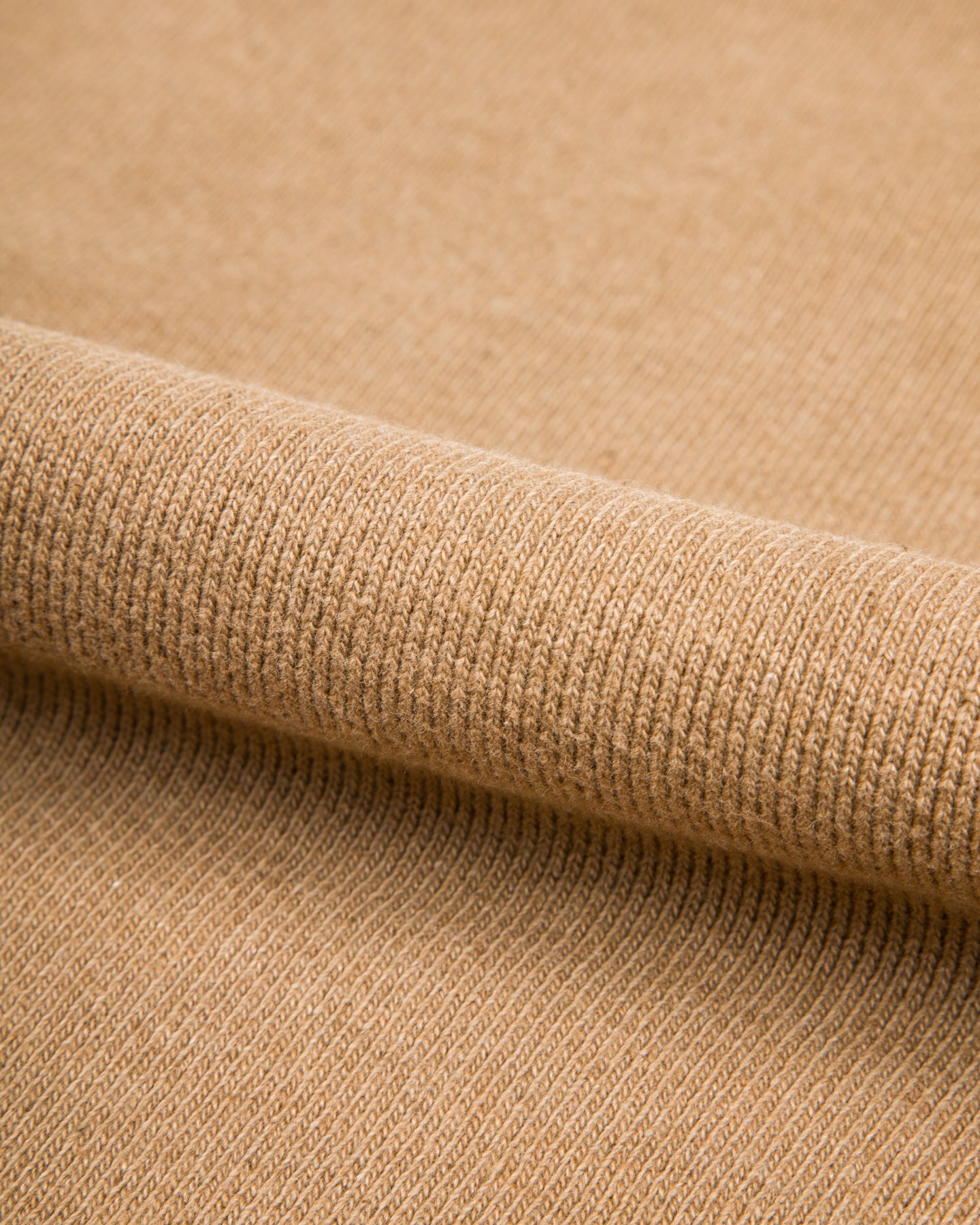 Wonder Looper Foxfibre® Double Heavyweight French Terry Pullover Hoodie - Iron Mordant Coyote 80 - Standard & Strange