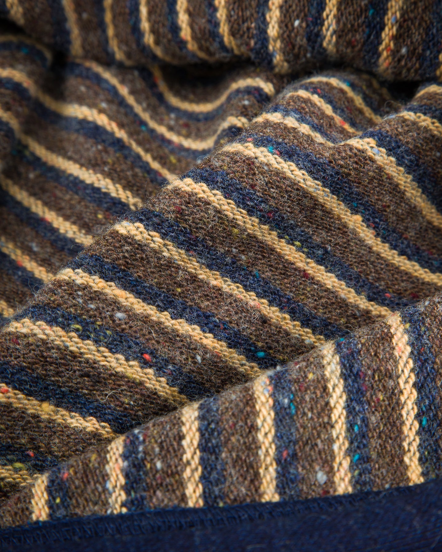 Wonder Looper Pullover Hoodie - Real Indigo Blanket Striped French Terry - Standard & Strange