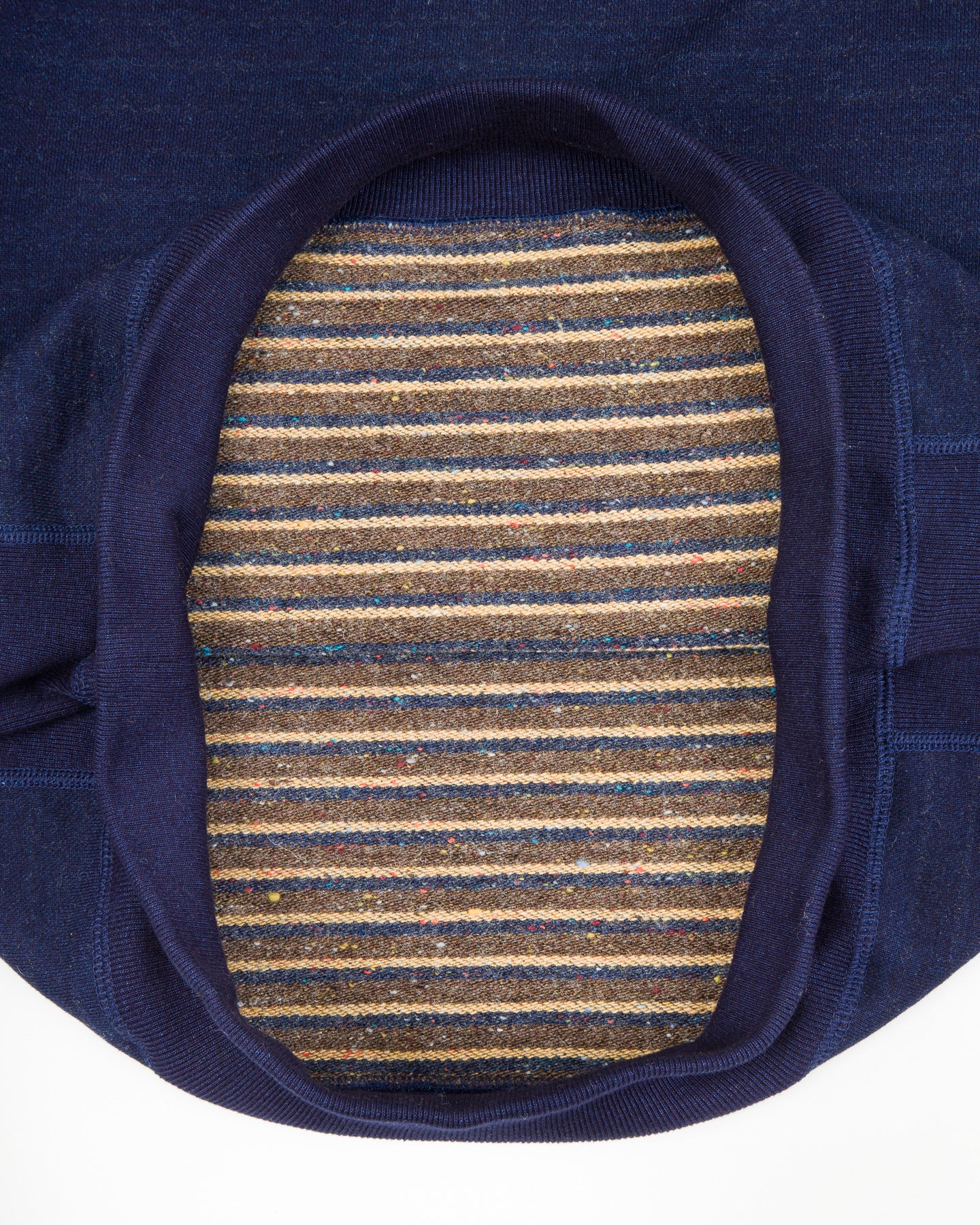 Wonder Looper Pullover Hoodie - Real Indigo Blanket Striped French Terry - Standard & Strange