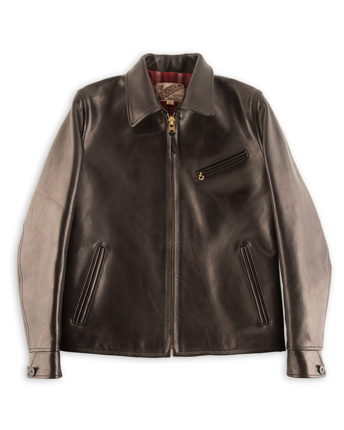 Y'2 Leather HV Horse Single Riders Jacket (HVR-42) - Black - Standard & Strange