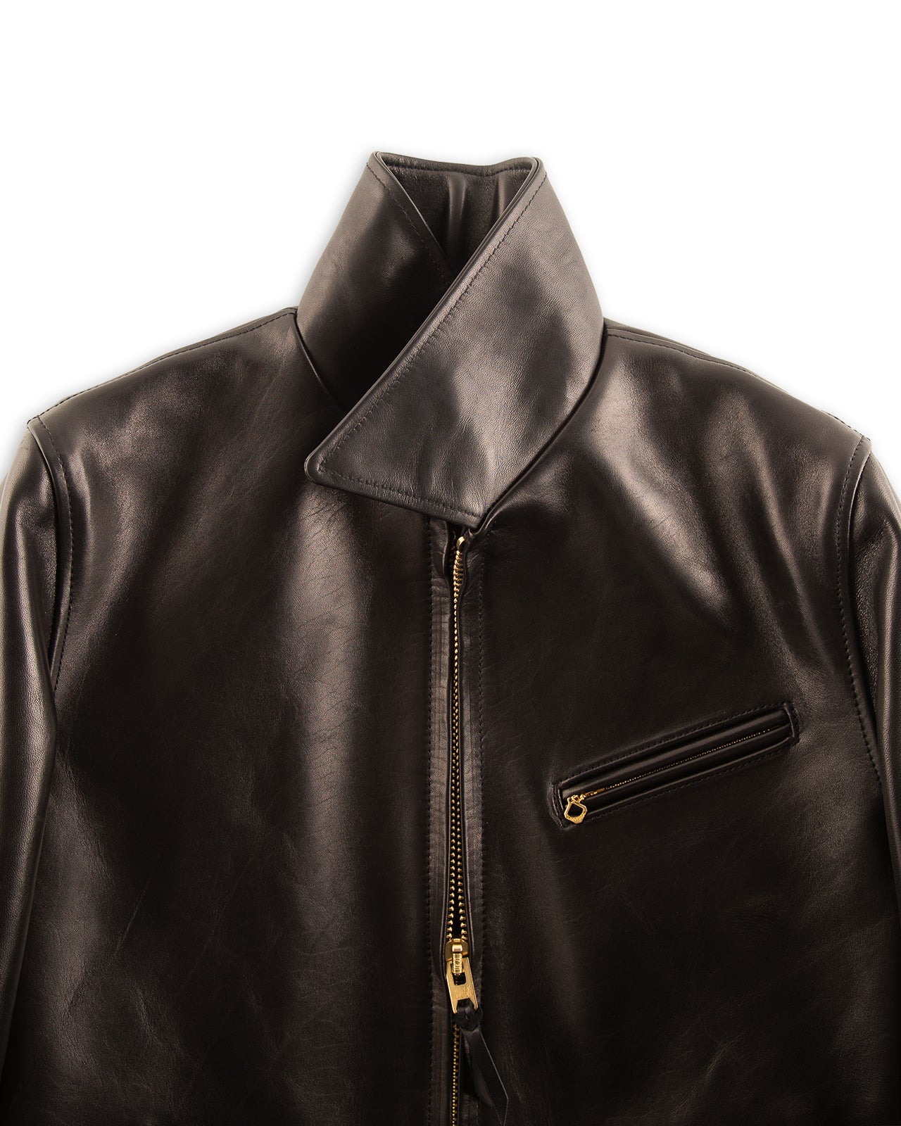 Y'2 Leather HV Horse Single Riders Jacket (HVR-42) - Black - Standard & Strange