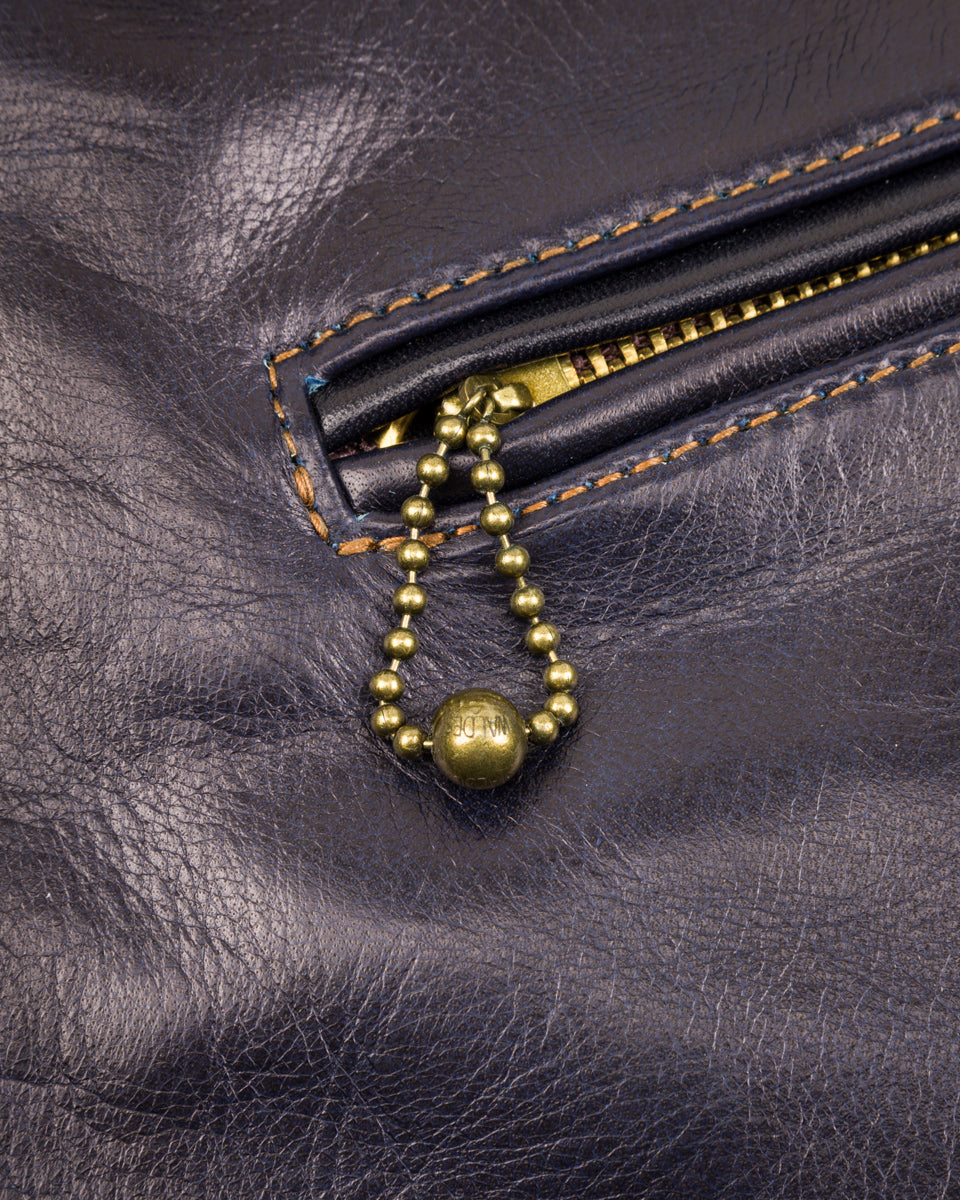 Y'2 Leather Indigo Horse Car Coat (IC-77) - Standard & Strange