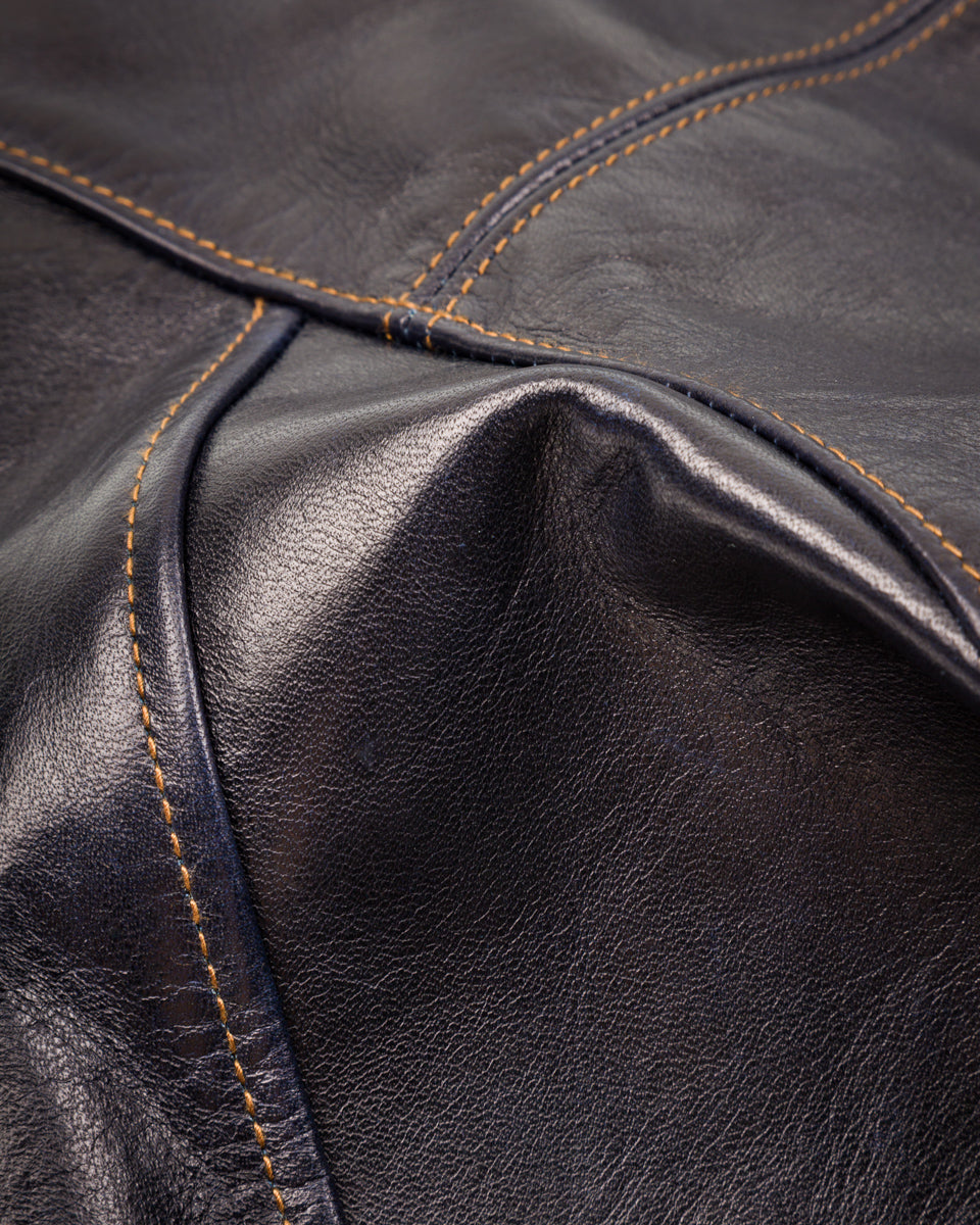 Y'2 Leather Indigo Horse Car Coat (IC-77) - Standard & Strange