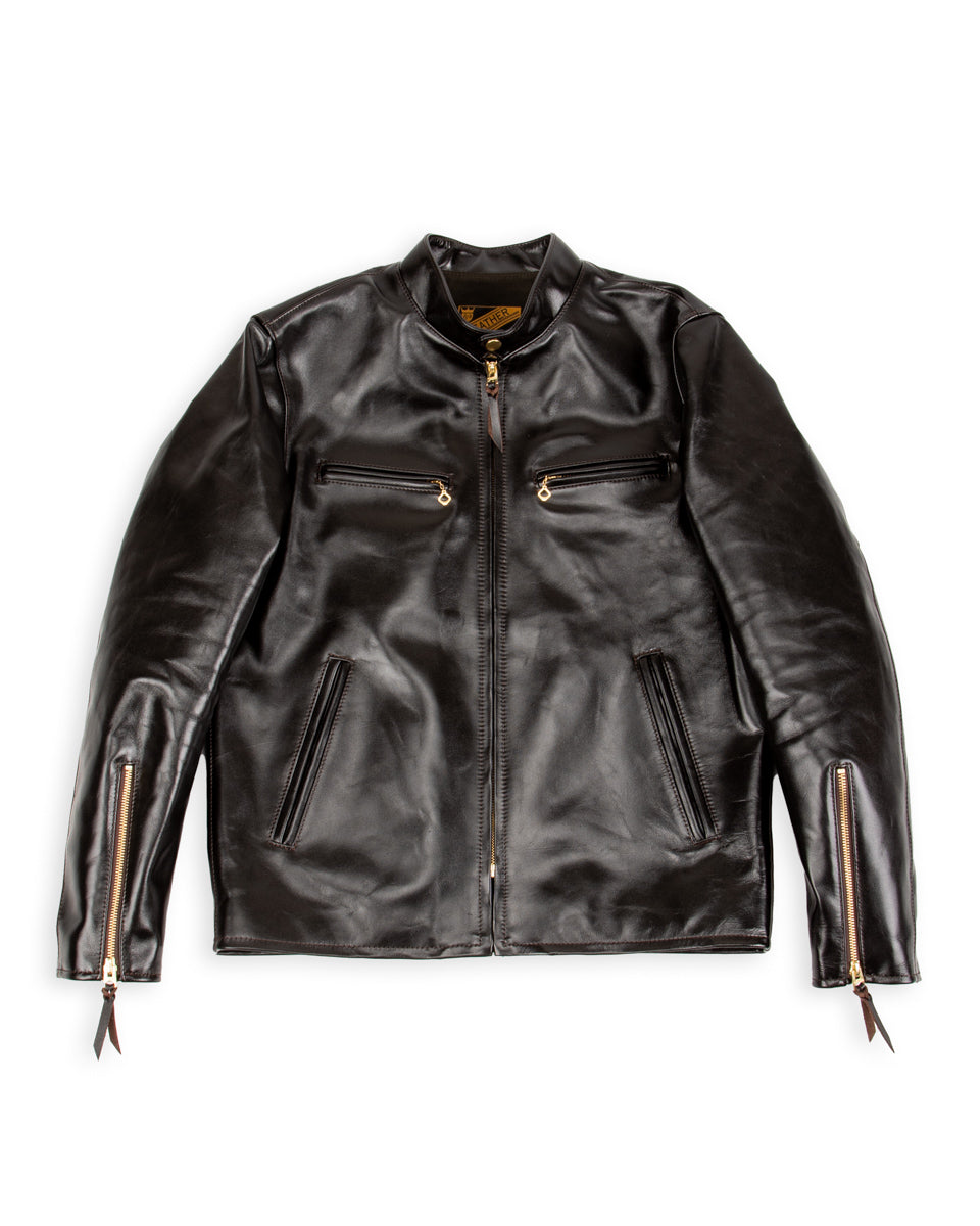 Y'2 Leather Lightweight Vintage Horsehide Single Riders Jacket