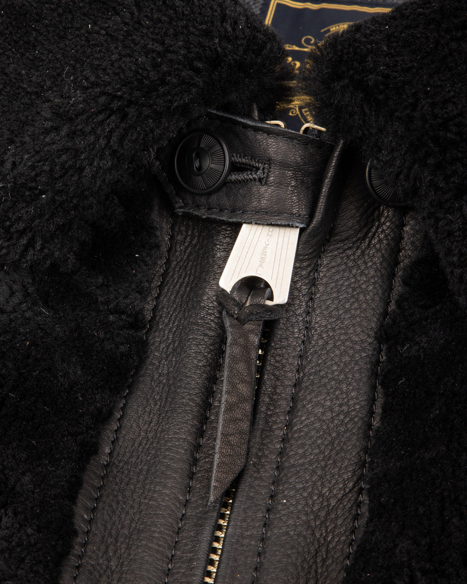 Y'2 Leather Limited Deerskin Grizzly Jacket (Y2-10-SP) - Black - Standard & Strange