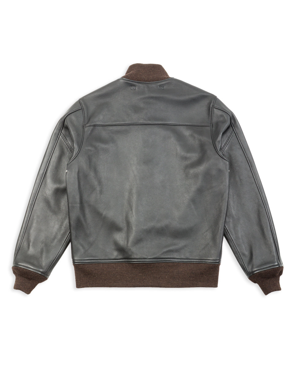 Y'2 Leather Sheepskin Type A-1 - Black - Standard & Strange