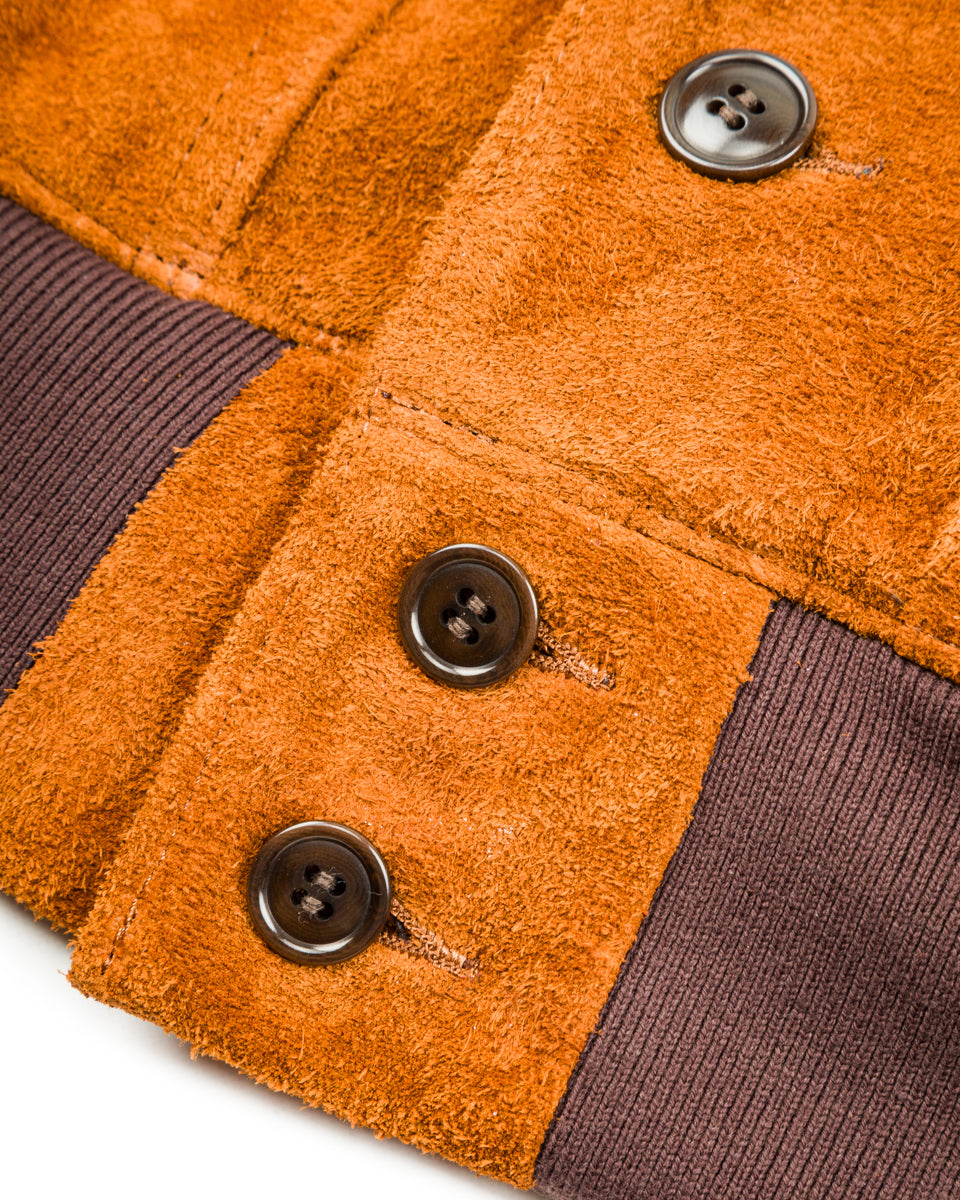 Y'2 Leather Steer Roughout Civilian Model A-1 (TB-149) - Camel - Standard & Strange