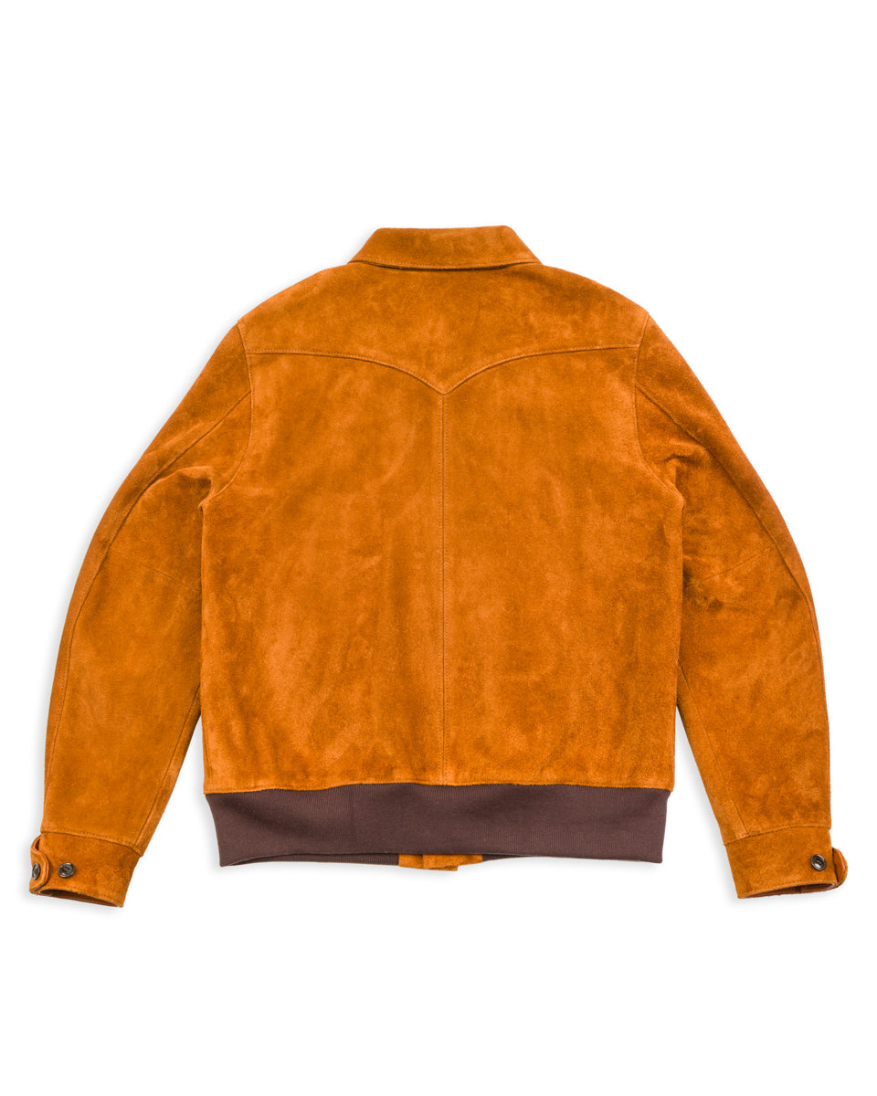 Y'2 Leather Steer Roughout Civilian Model A-1 (TB-149) - Camel - Standard & Strange