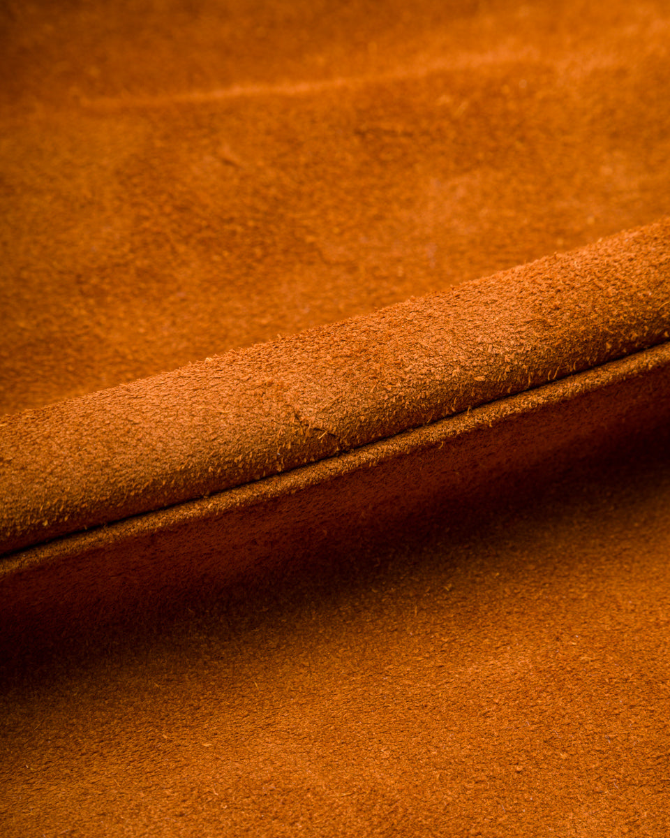 Y'2 Leather Y'2 x S&S Steer Suede Collared Single Riders Jacket (TR-65 Custom) - Camel - Standard & Strange