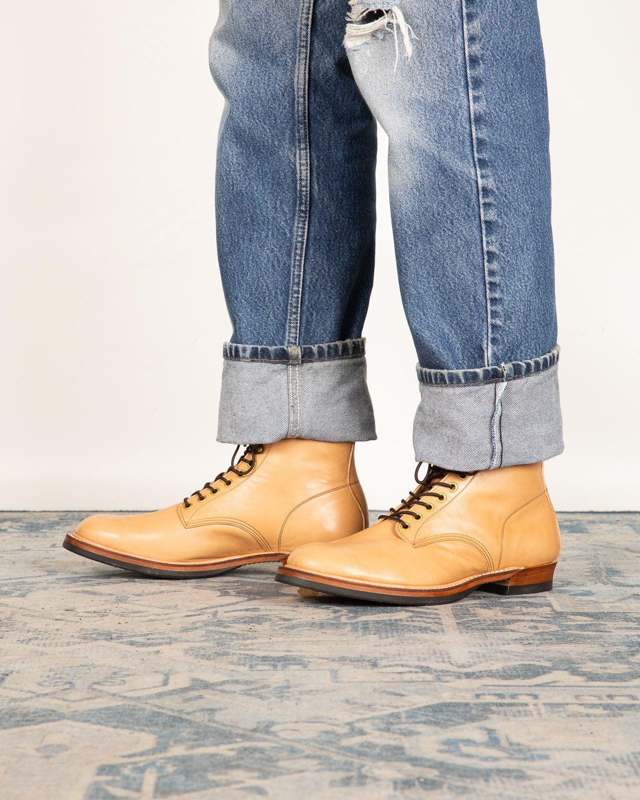 Y'2 Leather Work Boot - Kakishibu Horse (KS-02) - Standard & Strange