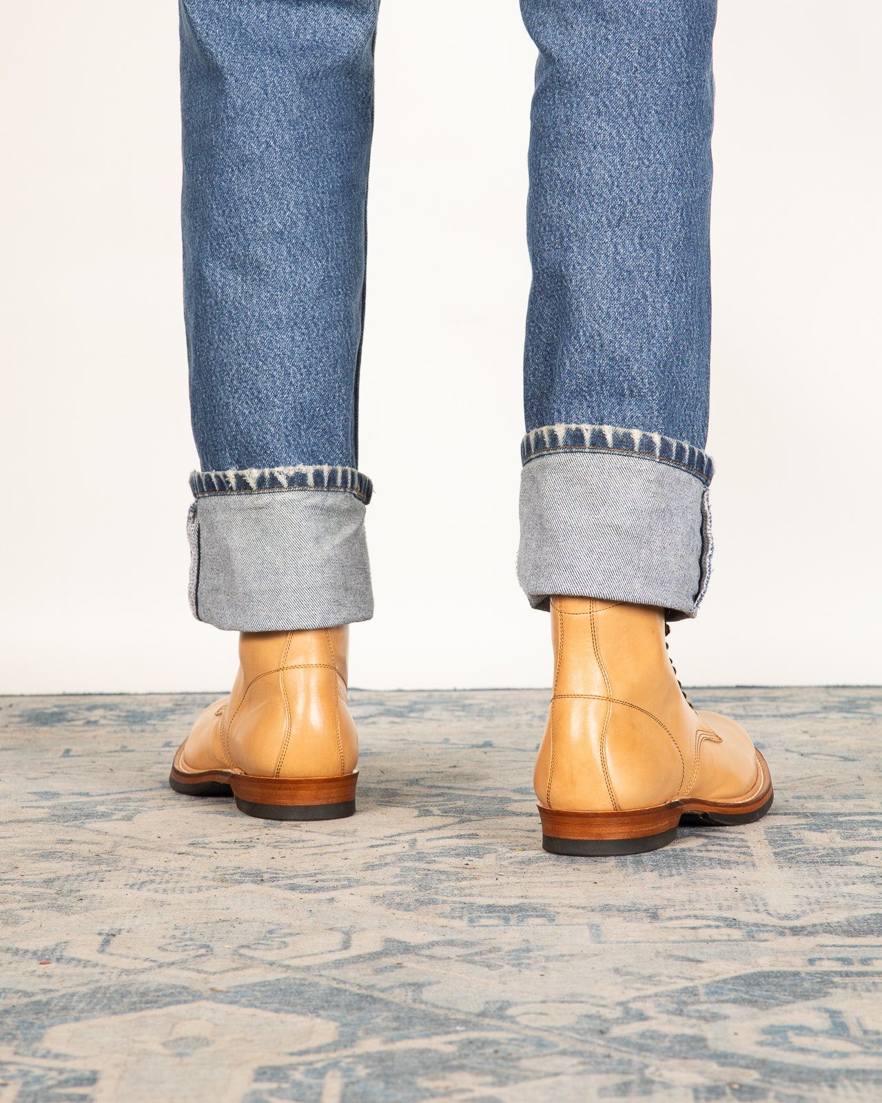 Y'2 Leather Work Boot - Kakishibu Horse (KS-02) - Standard & Strange