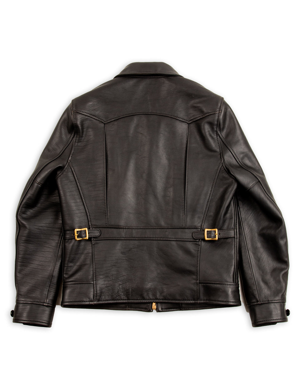 Y'2 Leather Sumi Dyed Horse Single Riders Jacket (SHR-47) - Standard & Strange