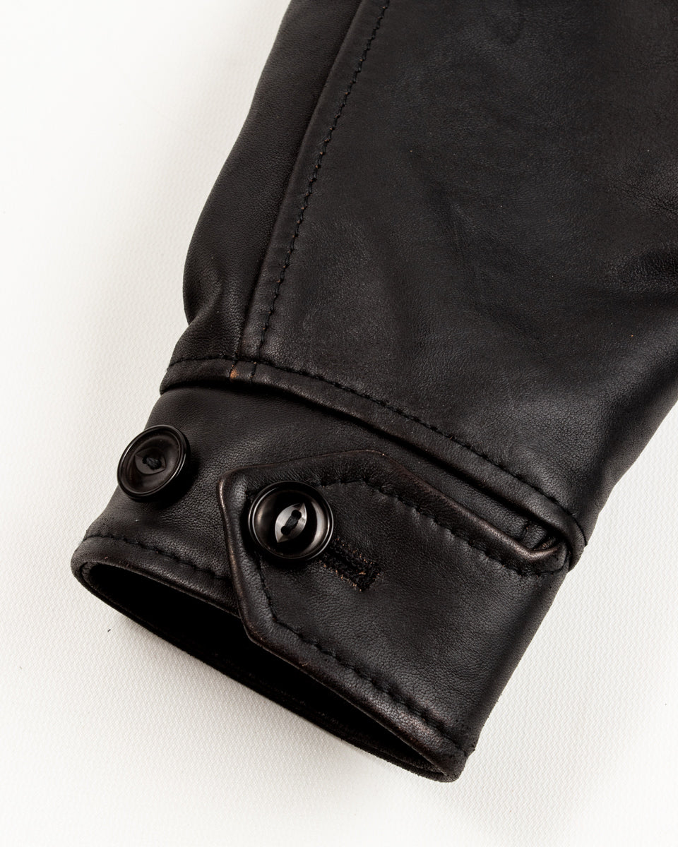 Y'2 Leather Sumi Dyed Horse Single Riders Jacket (SHR-47) - Standard & Strange