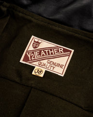 Y'2 Leather Sumi Dyed Horse Single Riders Jacket (SHR-47) - Standard & Strange