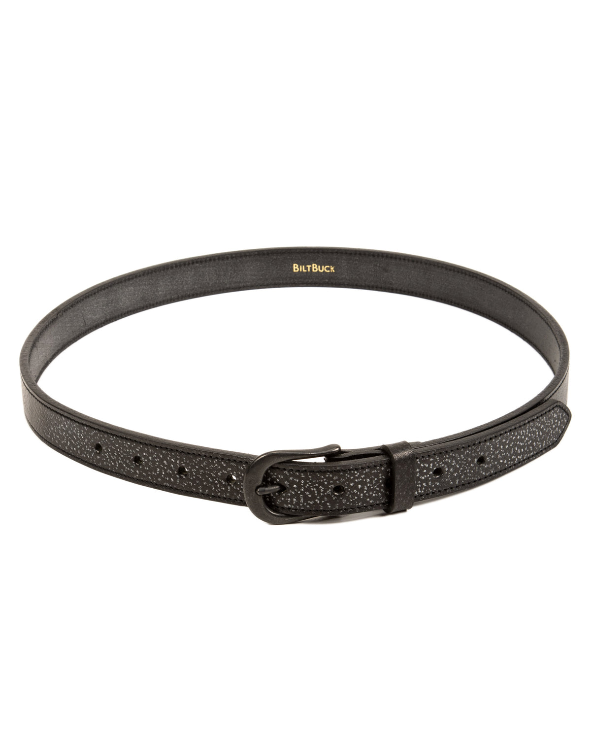 Gal Emboss Trousers Belt - Black