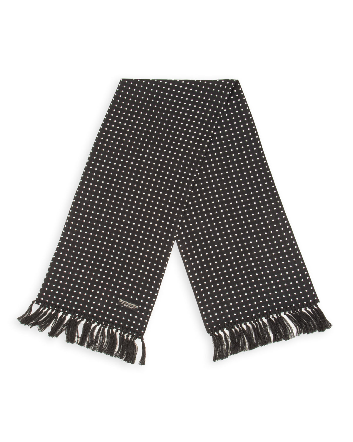 Wearmasters Rayon Scarf - Black Dot