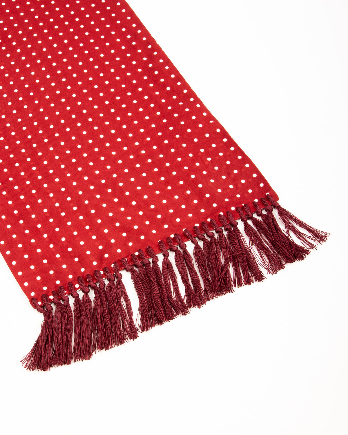 Wearmasters Rayon Scarf - Wine Dot