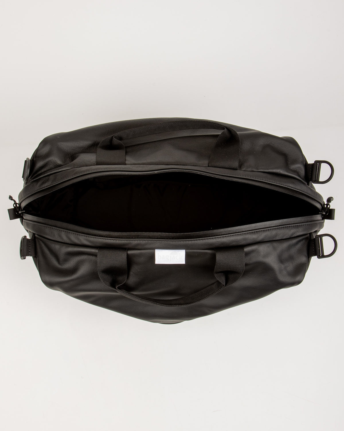 Bagjack TRVL Bull Leather Duffle - Black Small - Standard & Strange