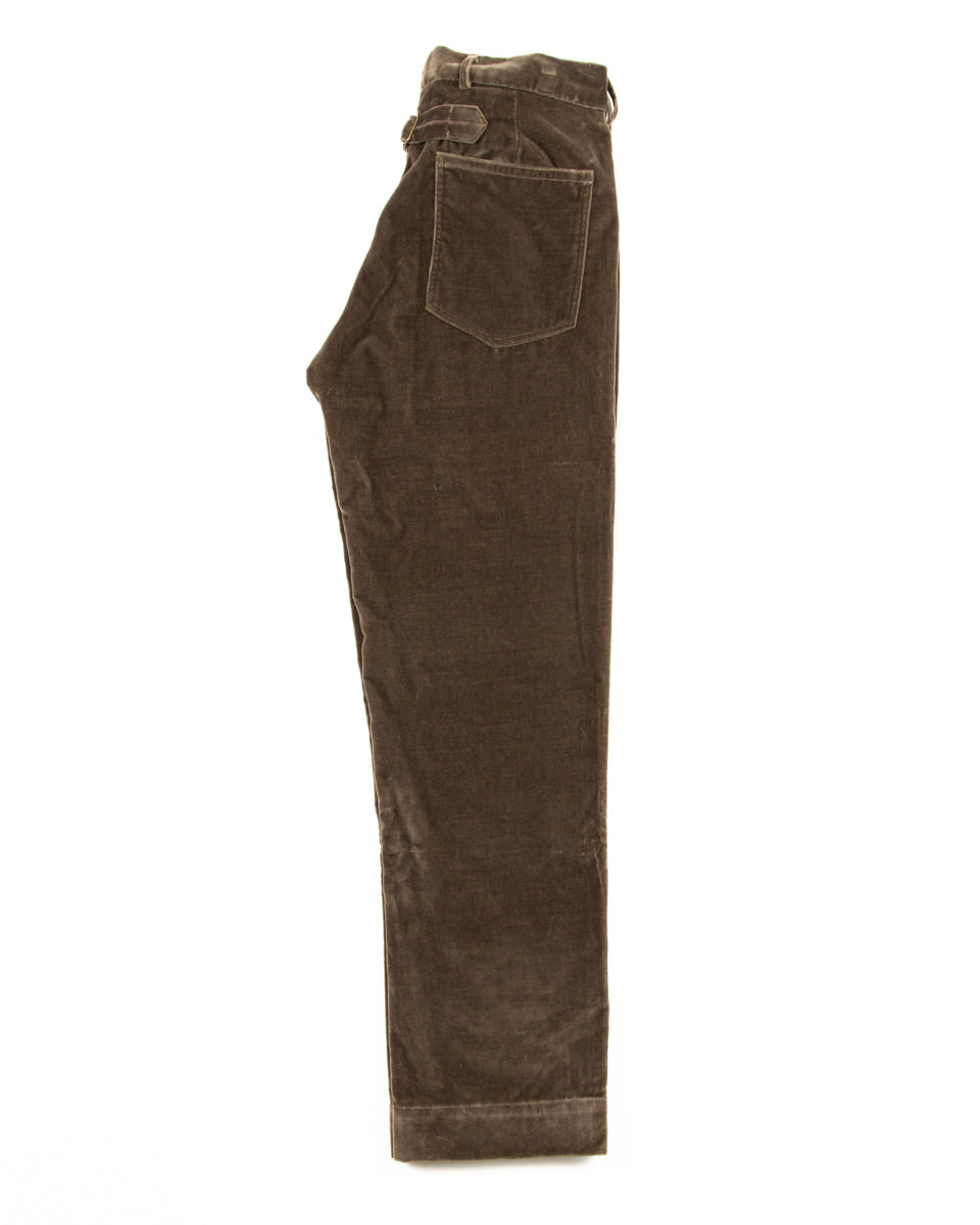 Blluemade Buckle Back Pant - Walnut Velvet - Standard & Strange