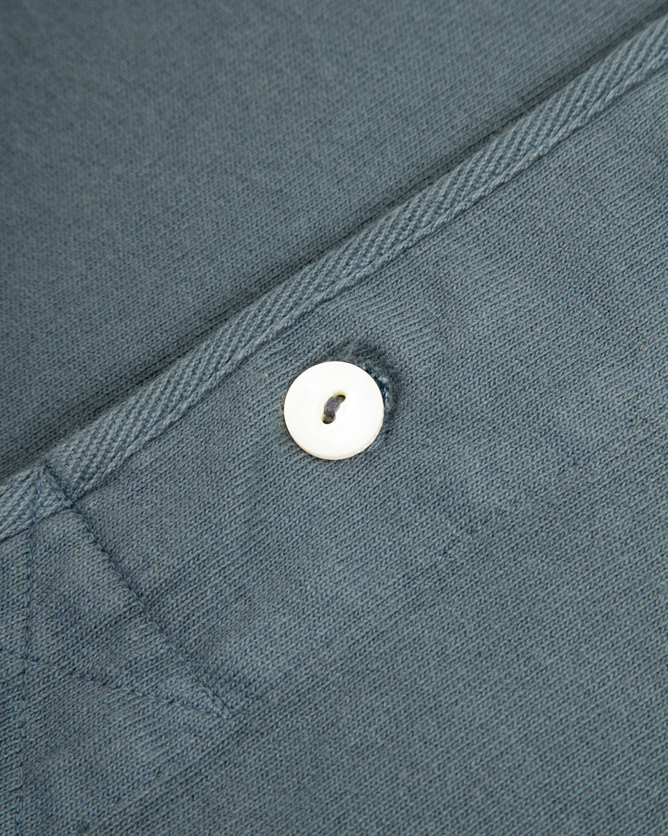 Freenote 13oz Henley L/S - Faded Blue - Standard & Strange