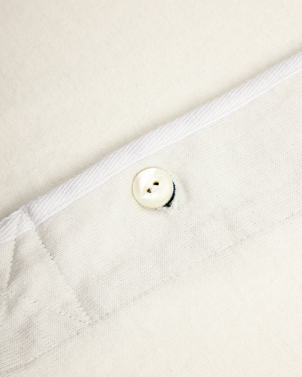 Freenote 13oz Henley L/S - White - Standard & Strange