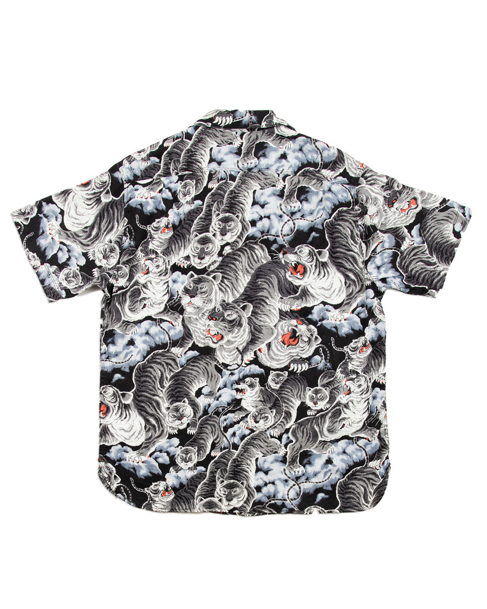 Freenote Hawaiian Shirt - Black Tiger - Standard & Strange