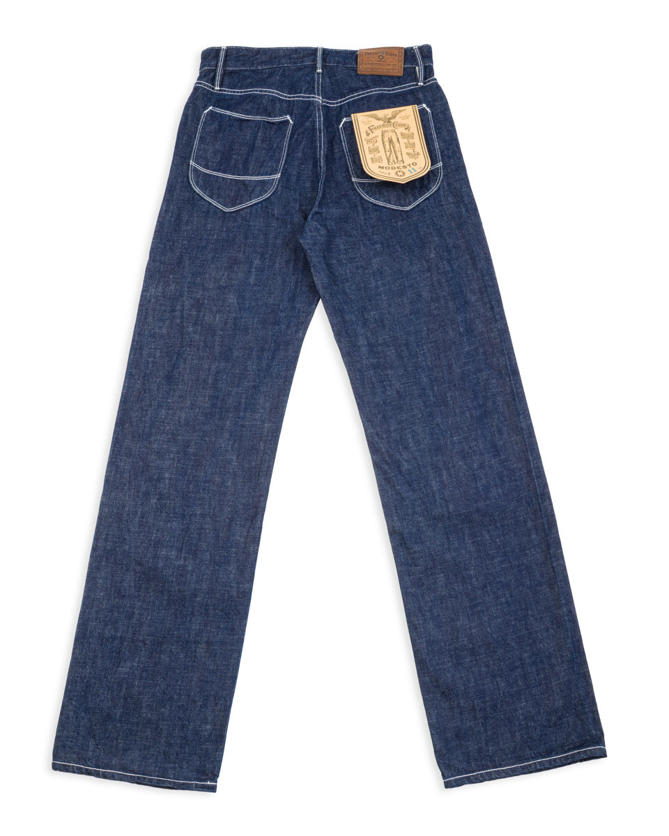 Freenote Modesto Straight Fit - 11oz Memphis Blue - Standard & Strange