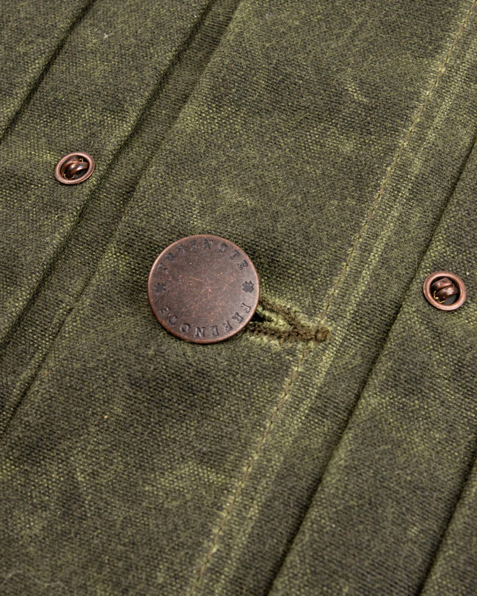 Freenote RJ-1 Jacket - Olive Waxed Canvas - Standard & Strange