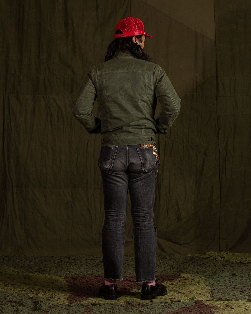 Freenote RJ-1 Jacket - Olive Waxed Canvas - Standard & Strange