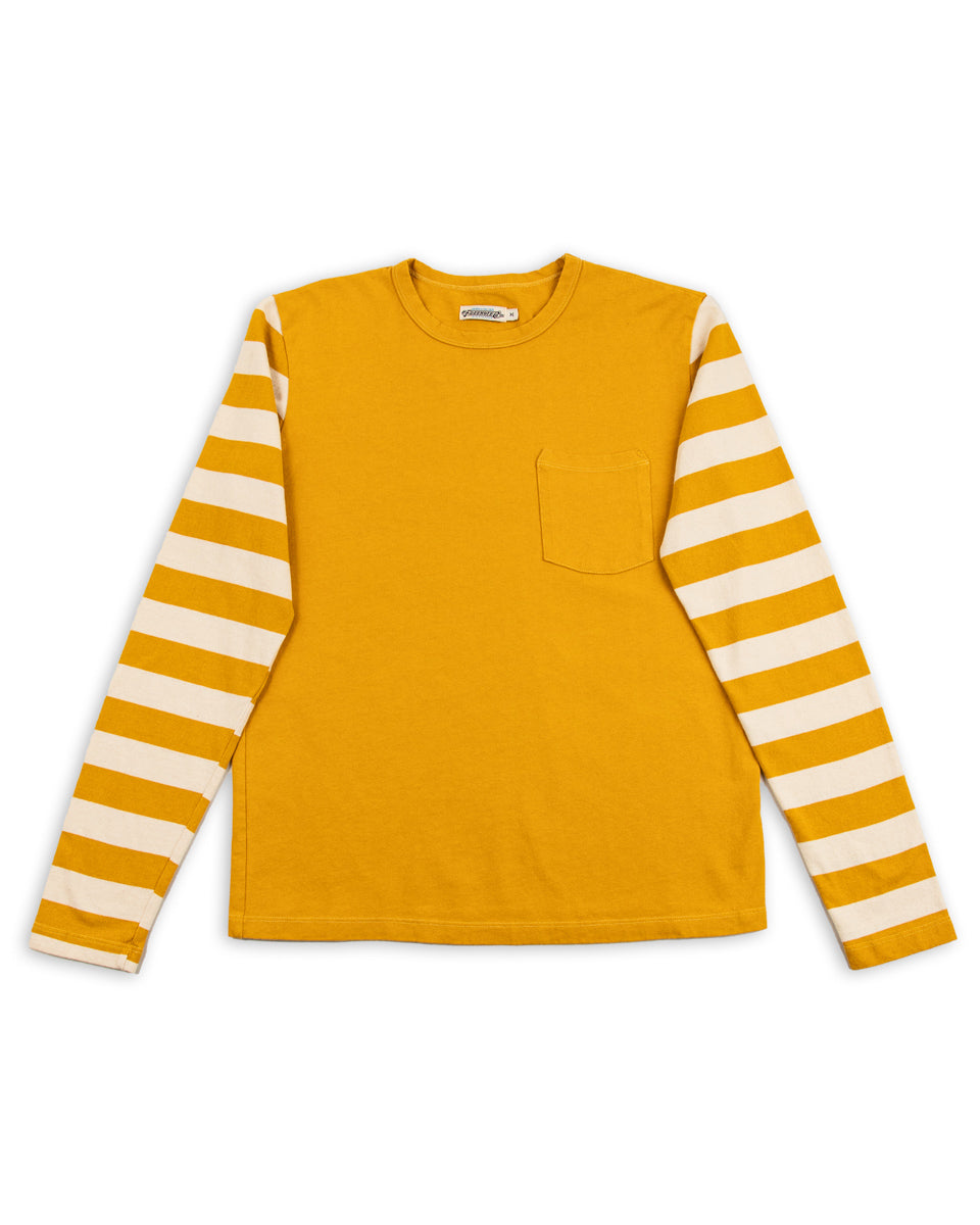 Freenote Shifter L/S Tee - Mustard Combo - Standard & Strange