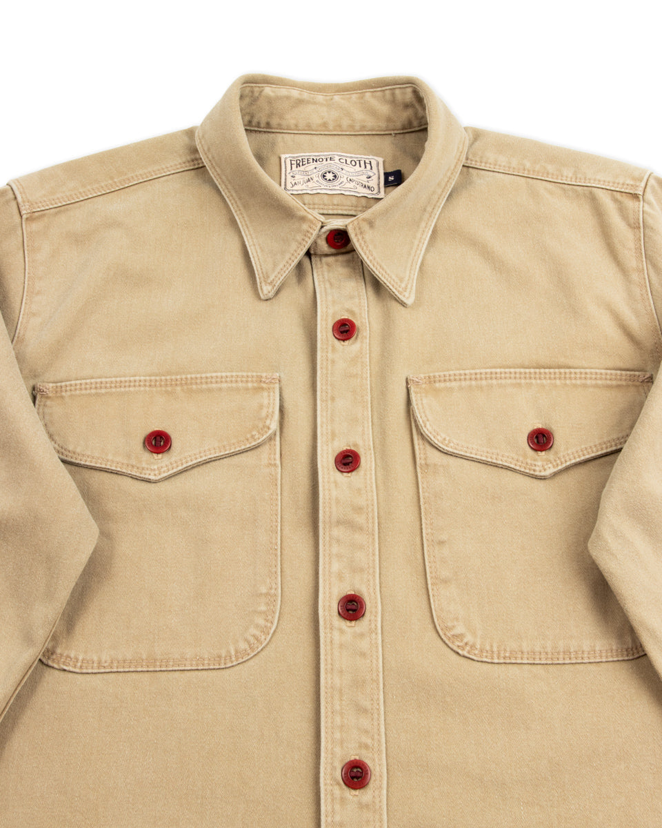 Freenote Utility Shirt - Khaki - Standard & Strange