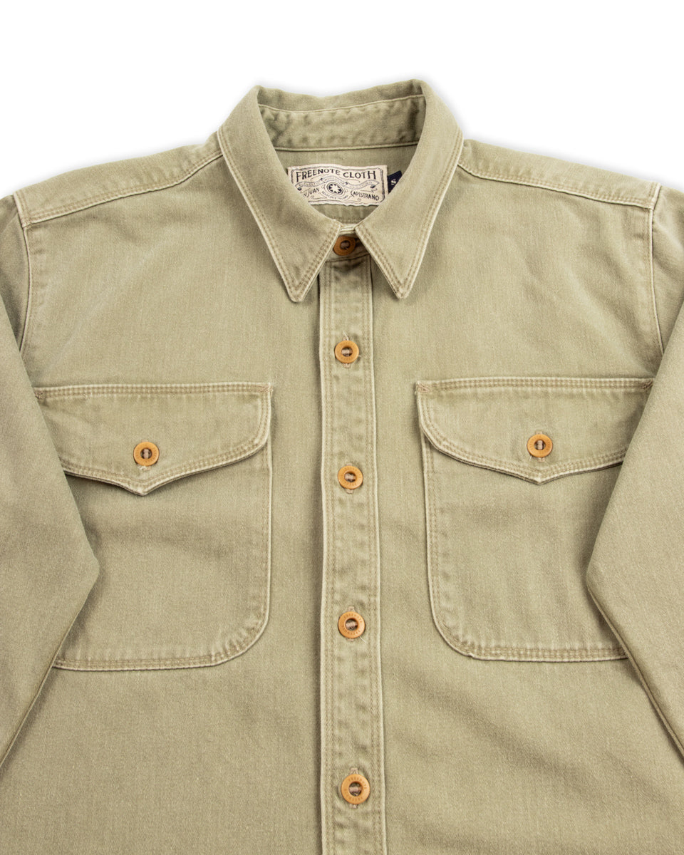 Freenote Utility Shirt - Olive - Standard & Strange
