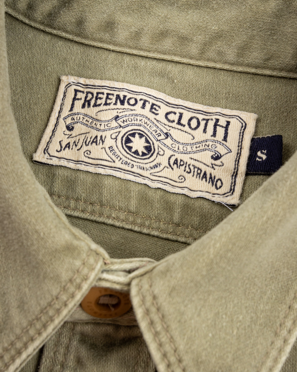Freenote Utility Shirt - Olive - Standard & Strange