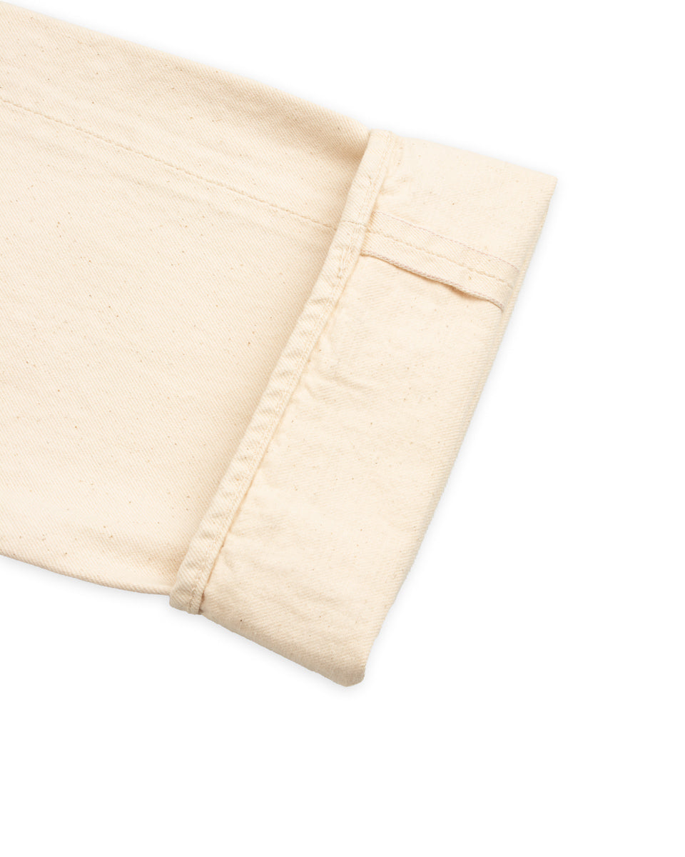 Fullcount 0107EC - Womens' Wide Straight "Monroe" - Ecru Denim - Standard & Strange