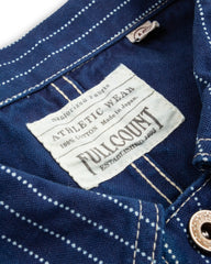 Fullcount Chore Jacket - Indigo Wabash Stripe - Standard & Strange