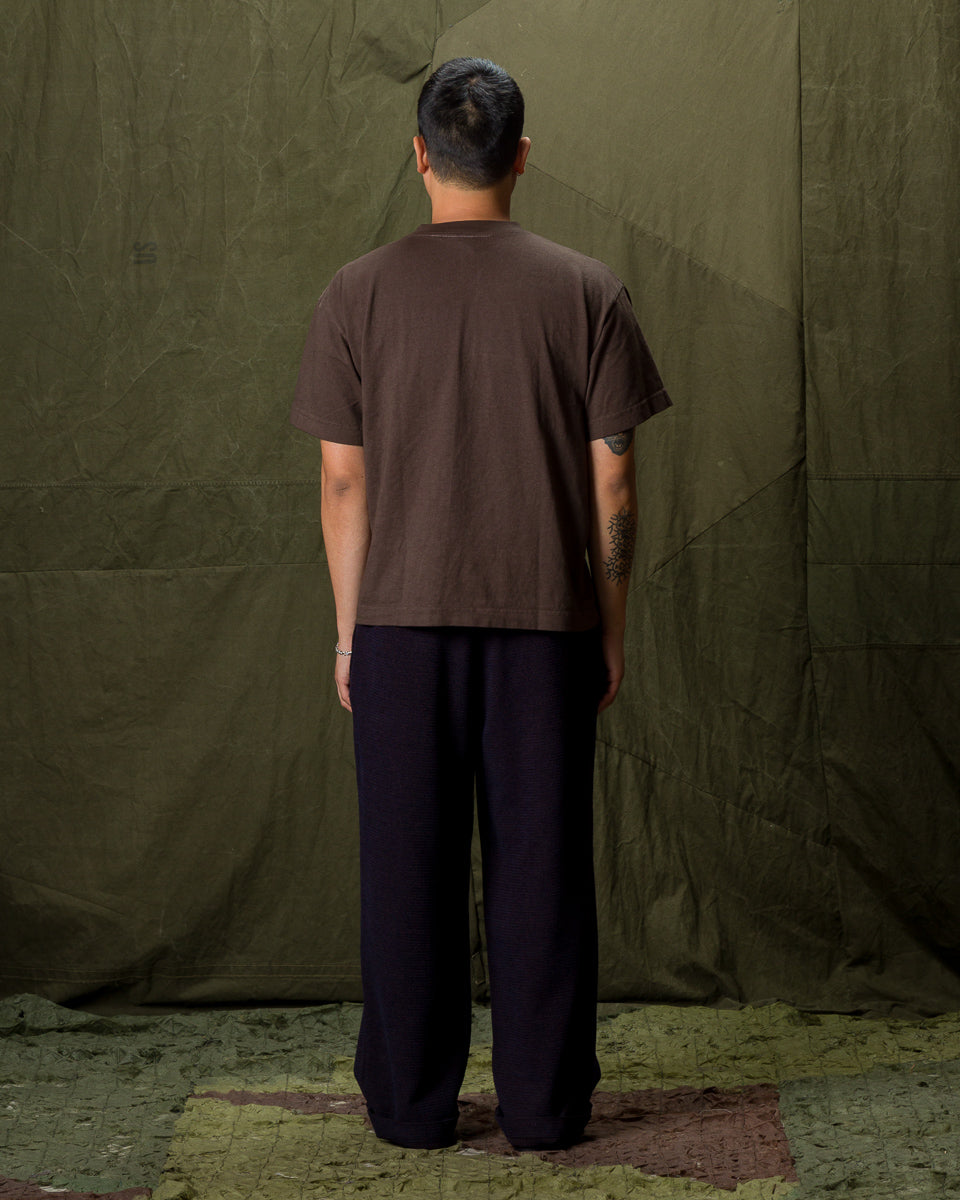 Gorsch One Size Velvet Yarn Easy Trousers - Navy Wool Rayon - Standard & Strange