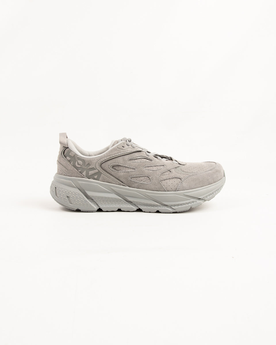 Hoka Clifton L Suede - Limestone/Limestone - Standard & Strange