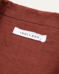 Indi + Ash Lake Camp Shirt - Cutch Brick Oxford - Standard & Strange