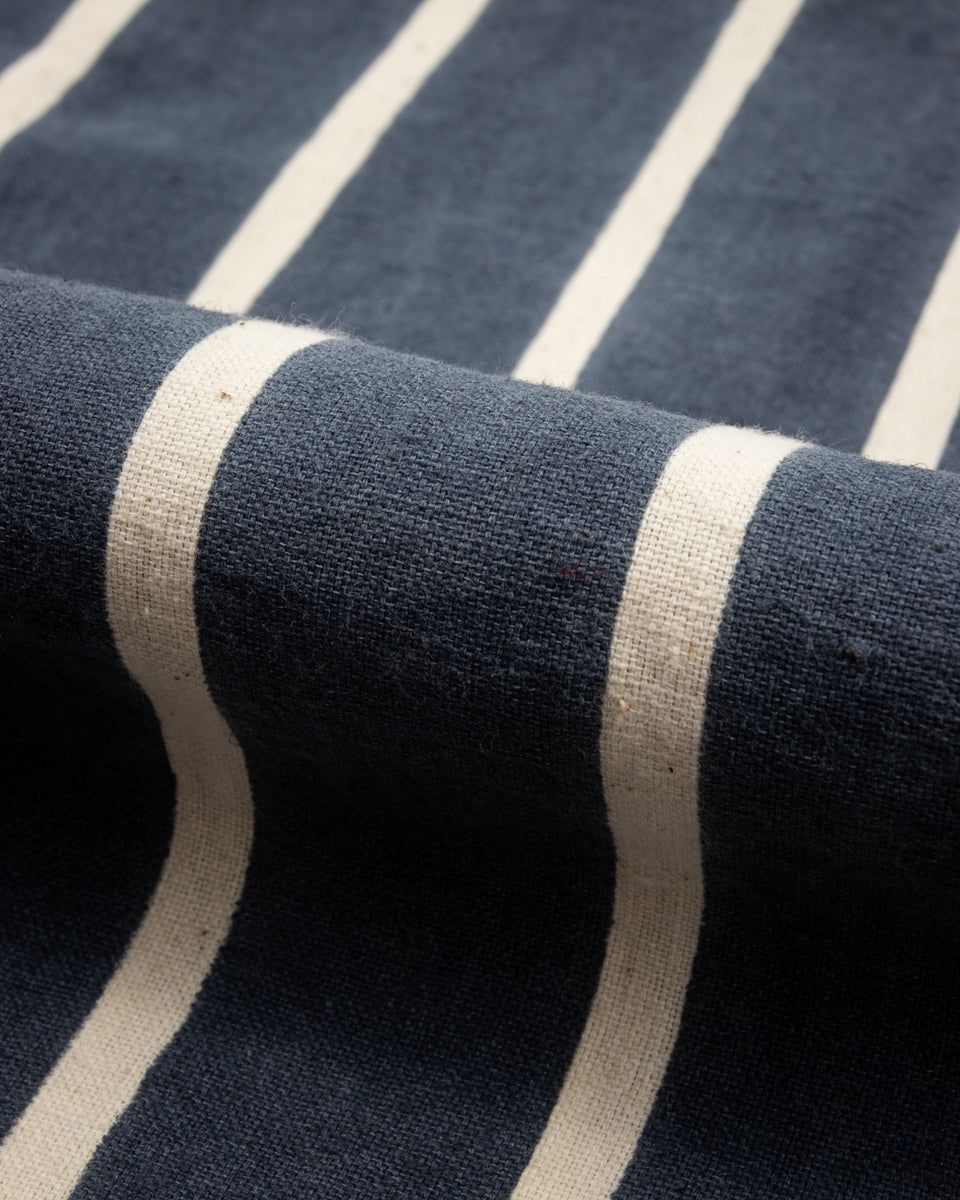 Indi + Ash Lake Camp Shirt Jac - Reversible Indigo Bold Stripe - Standard & Strange