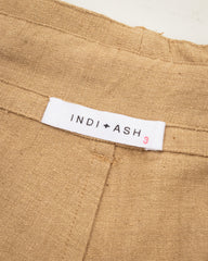 Indi + Ash Obelisk Short - Khaki Handwoven Denim - Standard & Strange