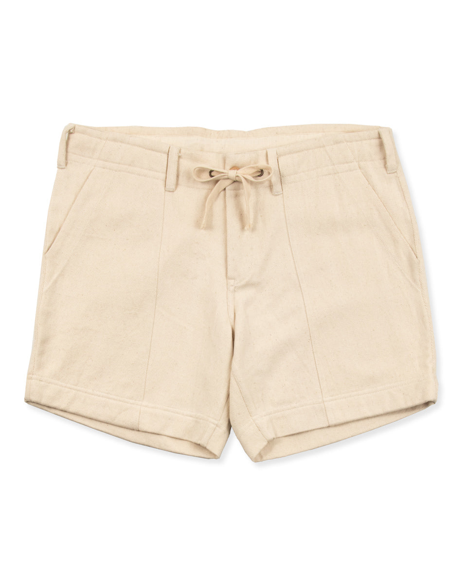 Indi + Ash Obelisk Short - Natural Handwoven Denim - Standard & Strange